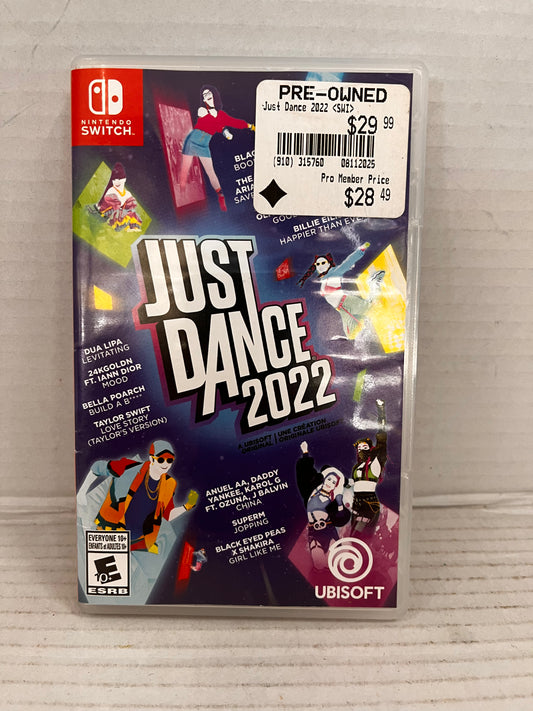 Just Dance 2022 Nintendo Switch Game