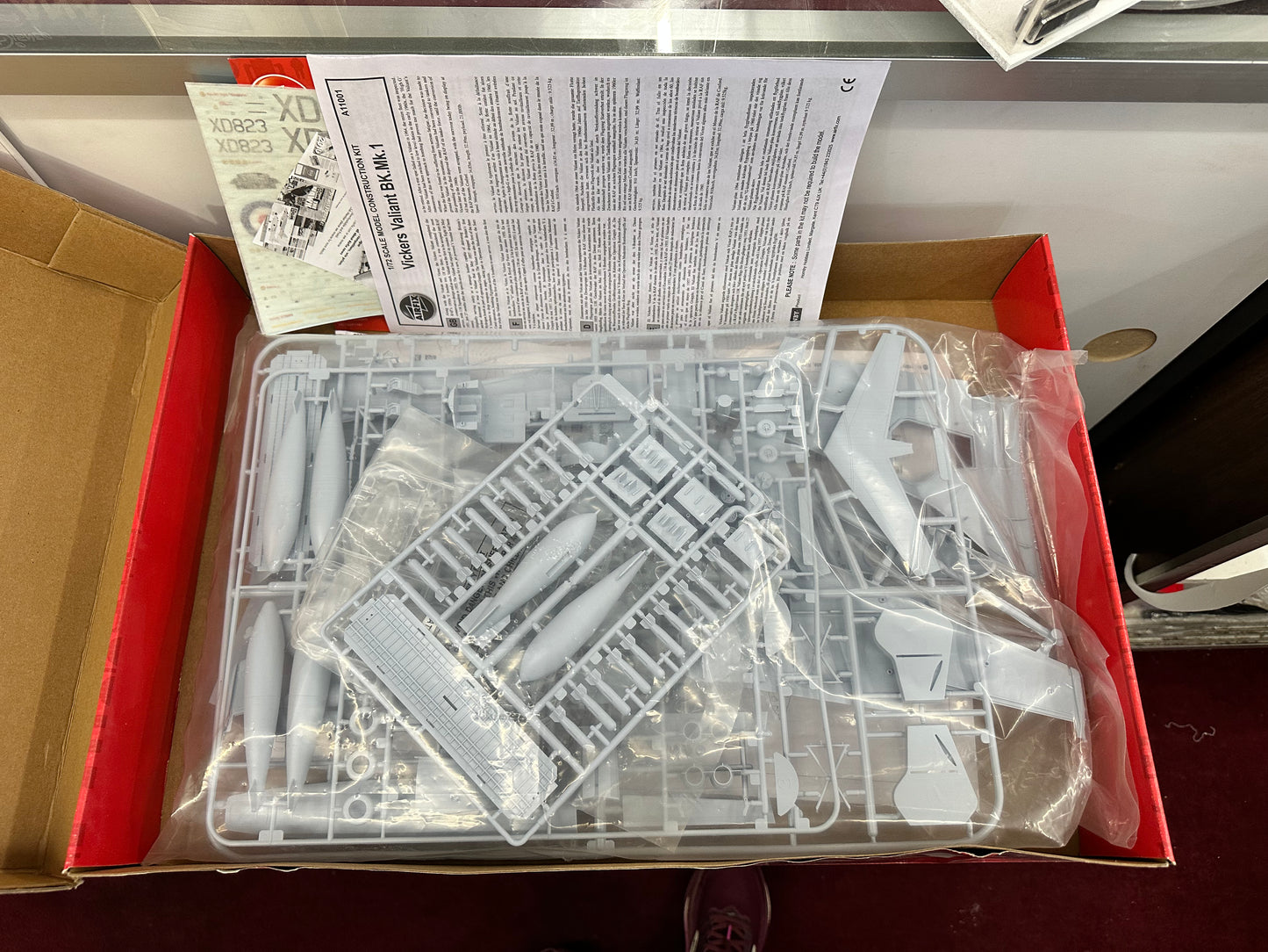 Vickers Valiant BK Mk 1 1:72 Airfix A11001  Model Kit NEW Open Box