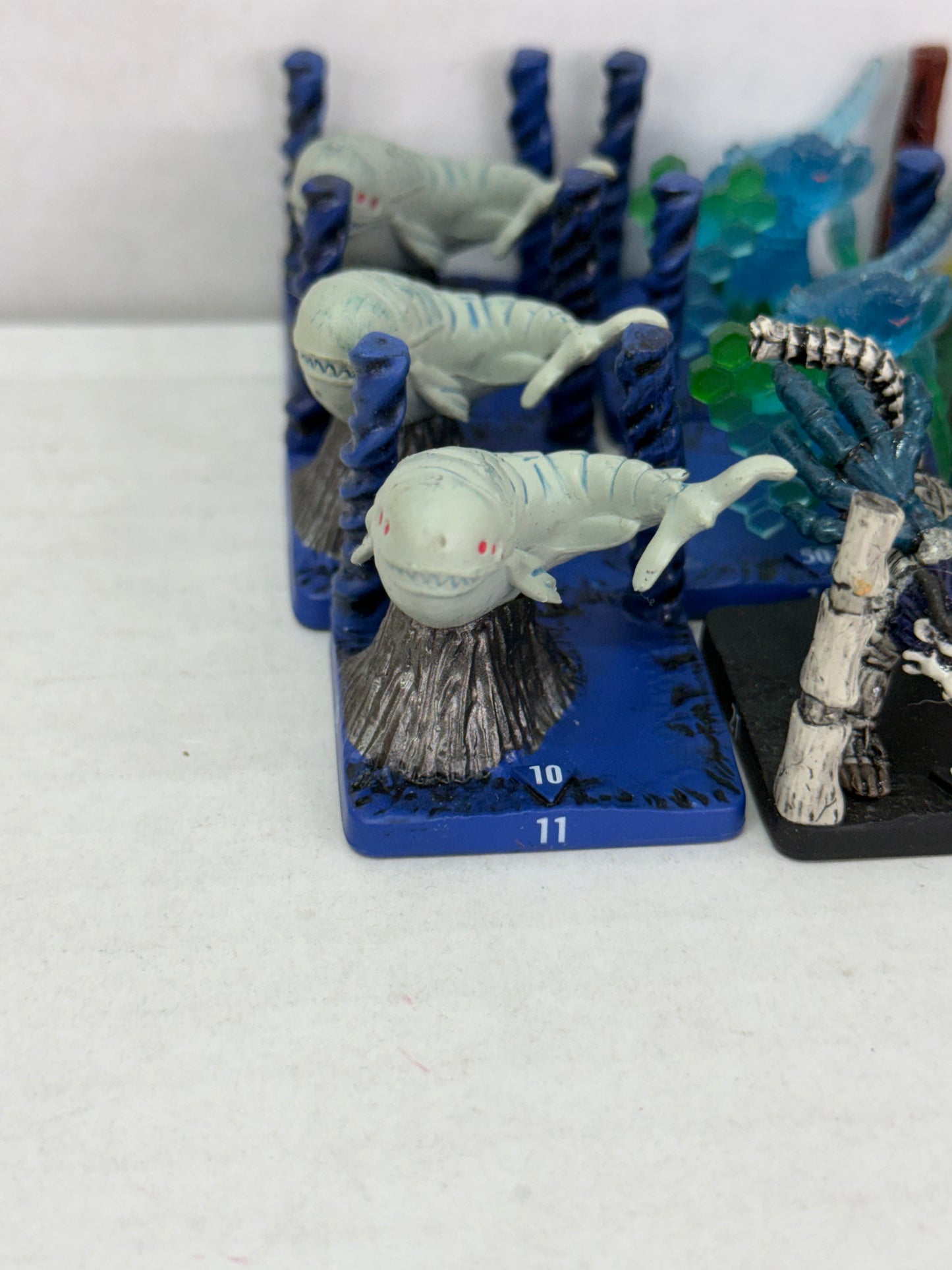 2003 TAKARA WIZARD OF THE COAST HASBRO MINI FIGURES LOT OF 9