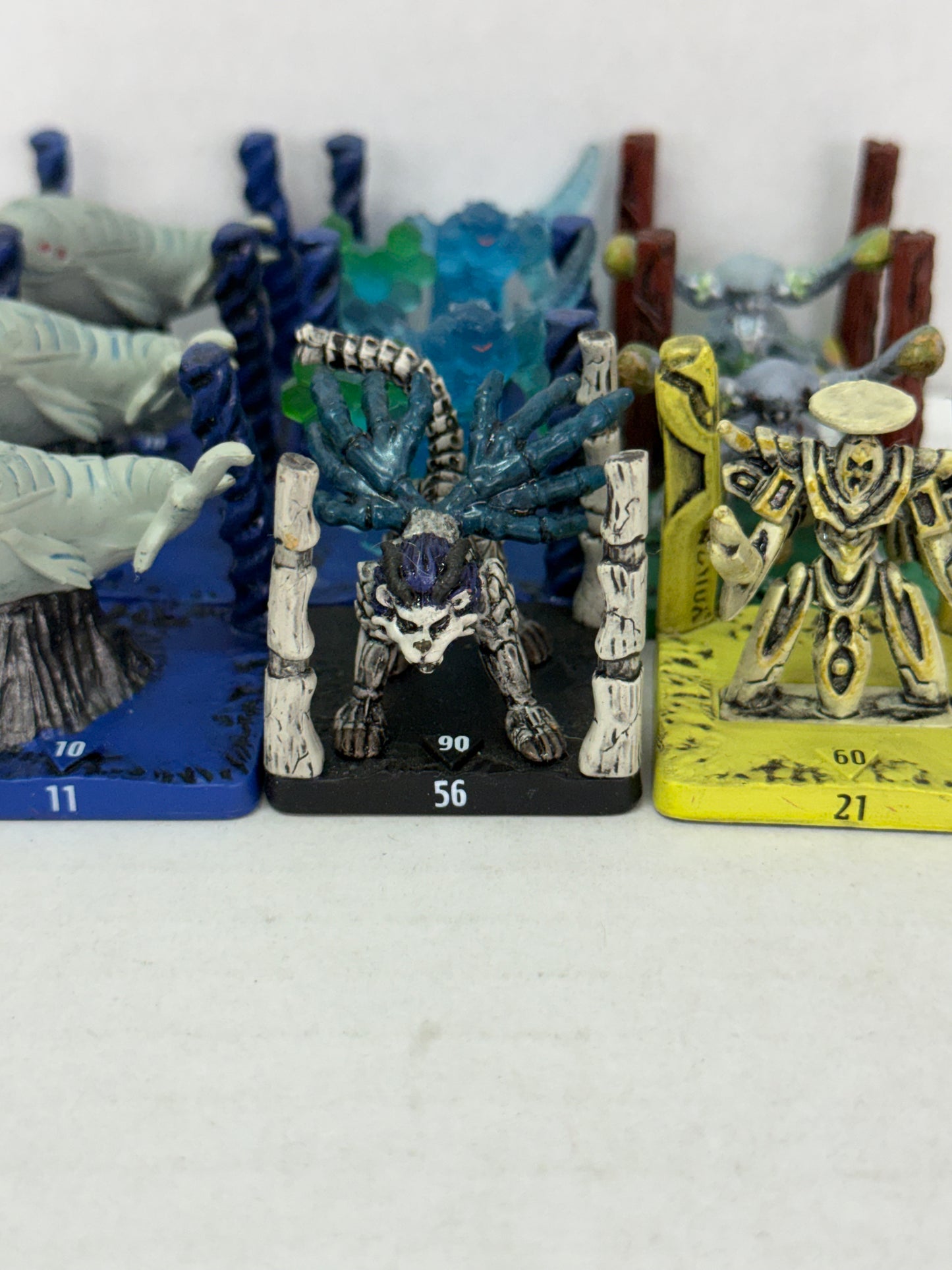 2003 TAKARA WIZARD OF THE COAST HASBRO MINI FIGURES LOT OF 9