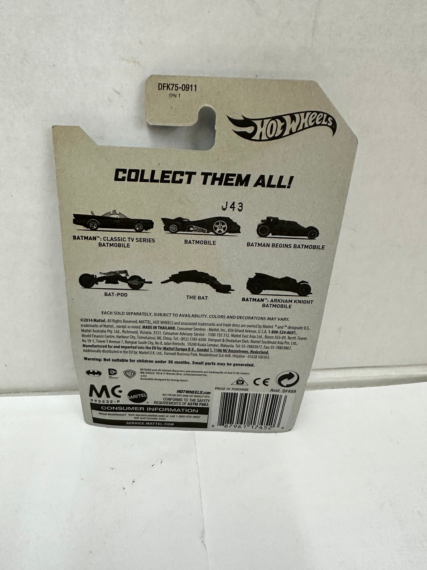 Hot Wheels Batman The Dark Knight Bat-Pod