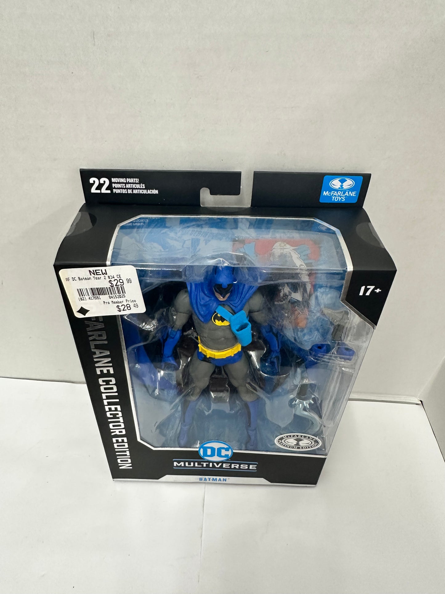 Mcfarlane DC Multiverse BATMAN YEAR TWO PLATINUM CHASE Collector's Ed. 2 Sealed