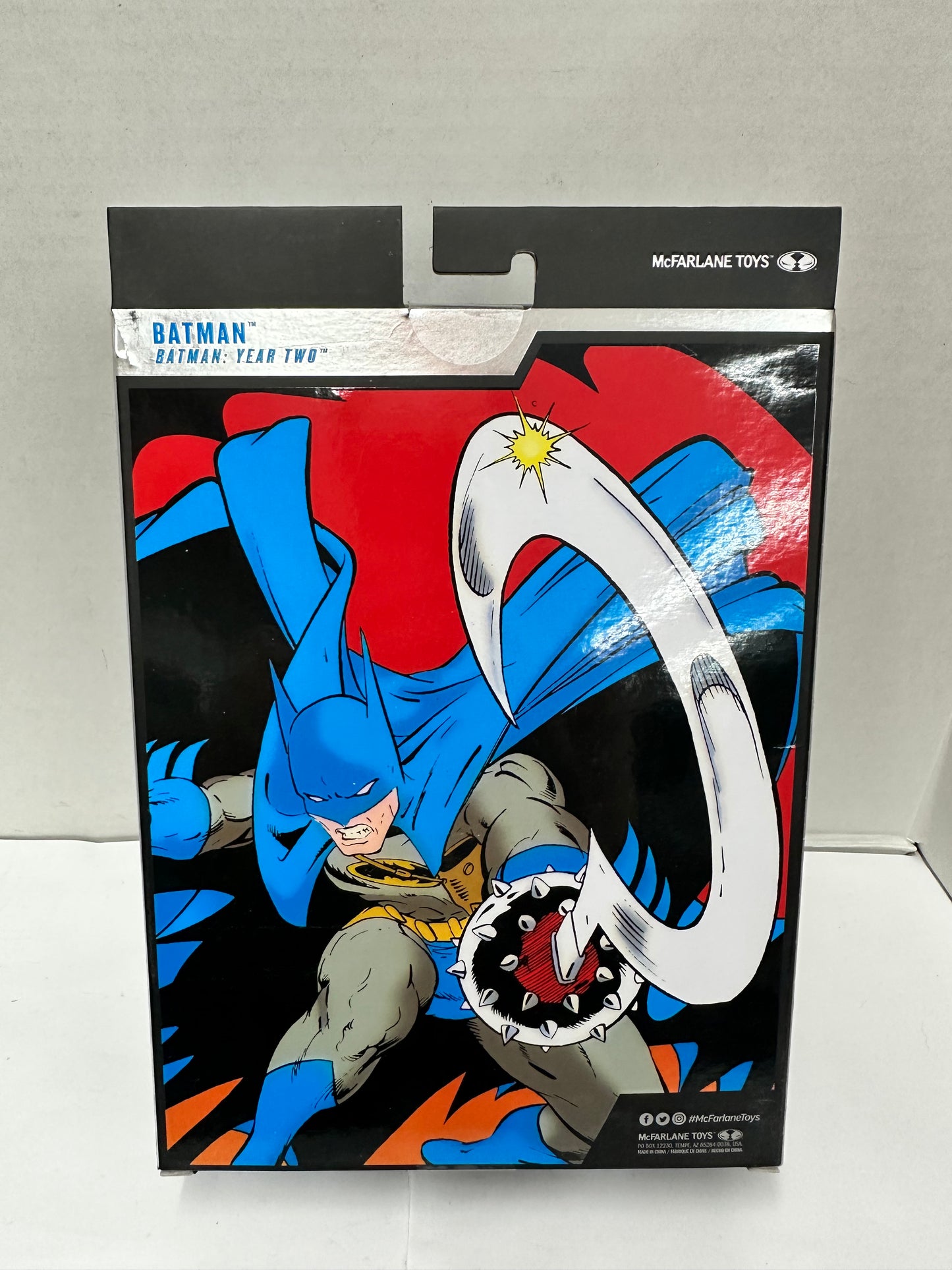 Mcfarlane DC Multiverse BATMAN YEAR TWO PLATINUM CHASE Collector's Ed. 2 Sealed