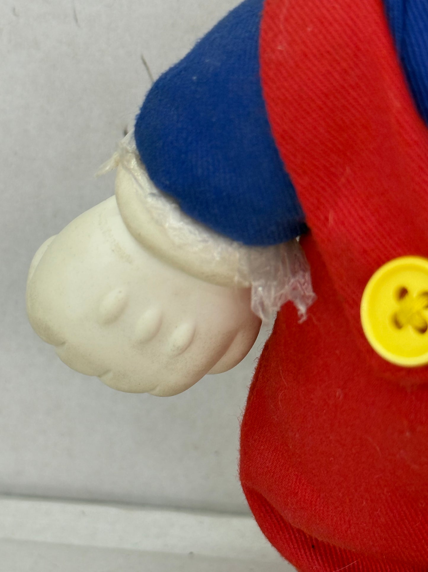 Super Mario 1989 Applause Plush Vinyl Head No Hat 10" Nintendo Super Mario Bros