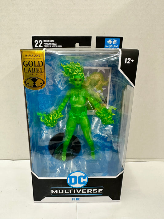 MCFARLANE TOYS DC MULTIVERSE FIRE GOLD LABEL 7" Inch Figure