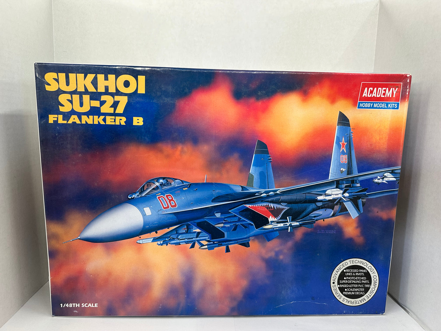 Academy 1/48 Scale Sukhoi SU-27 Flanker B - Open Box