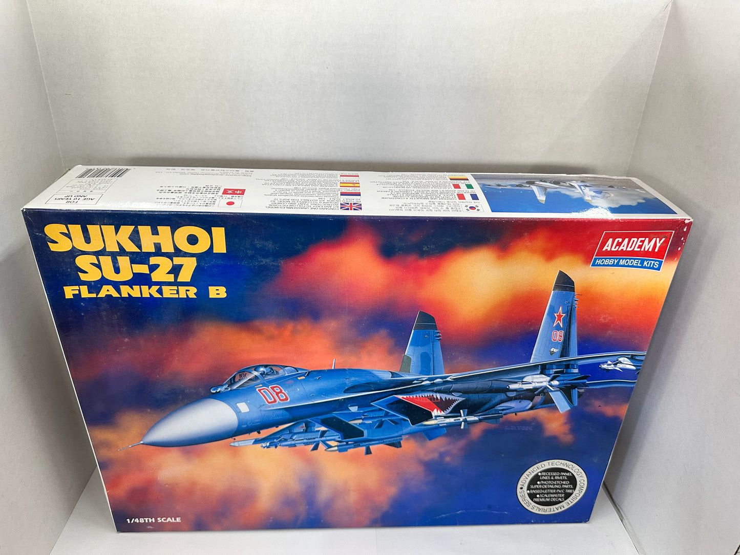 Academy 1/48 Scale Sukhoi SU-27 Flanker B - Open Box