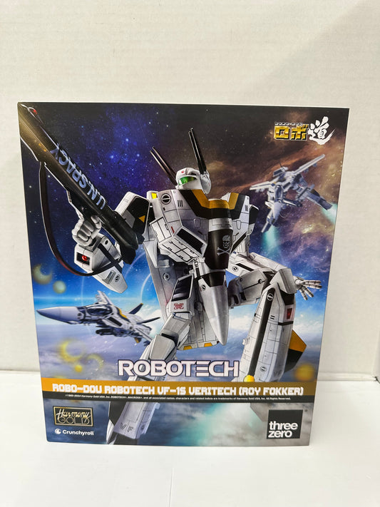 Robo-Dou Robotech Roy Fokker  VF-1S Veritech Diecast Action Figure by ThreeZero