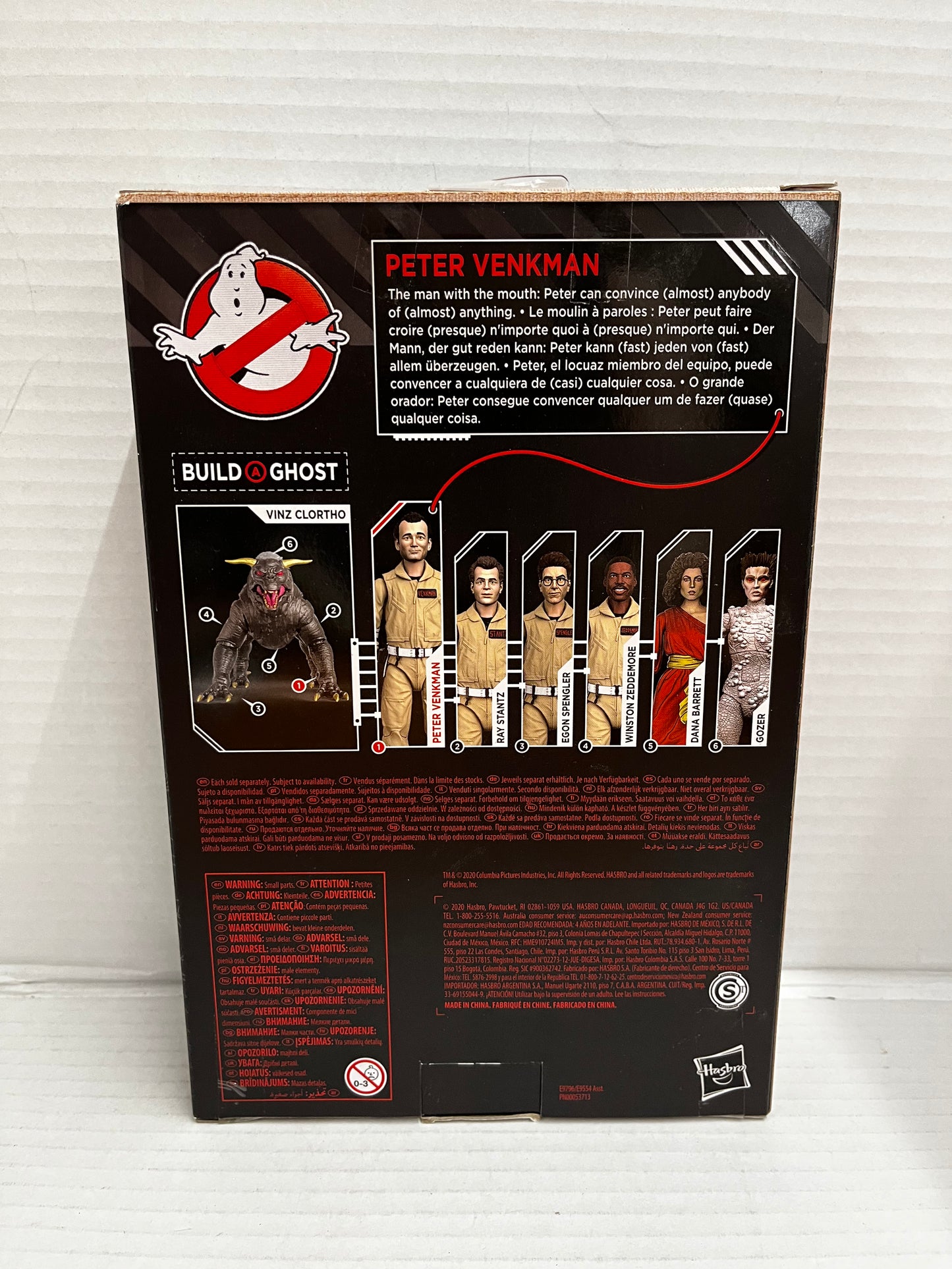 Ghostbusters Plasma Series 6" PETER VENKMAN 2020 Hasbro MIB Sealed