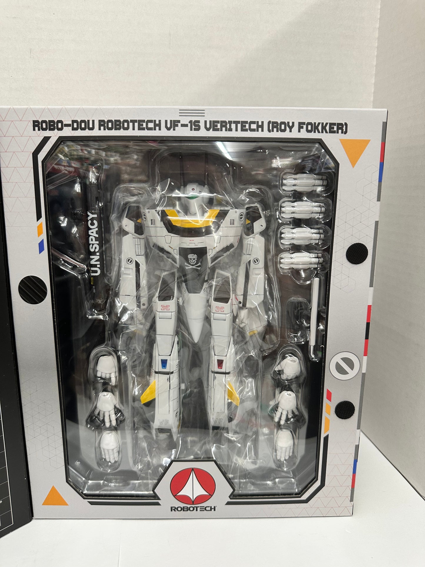 Robo-Dou Robotech Roy Fokker  VF-1S Veritech Diecast Action Figure by ThreeZero
