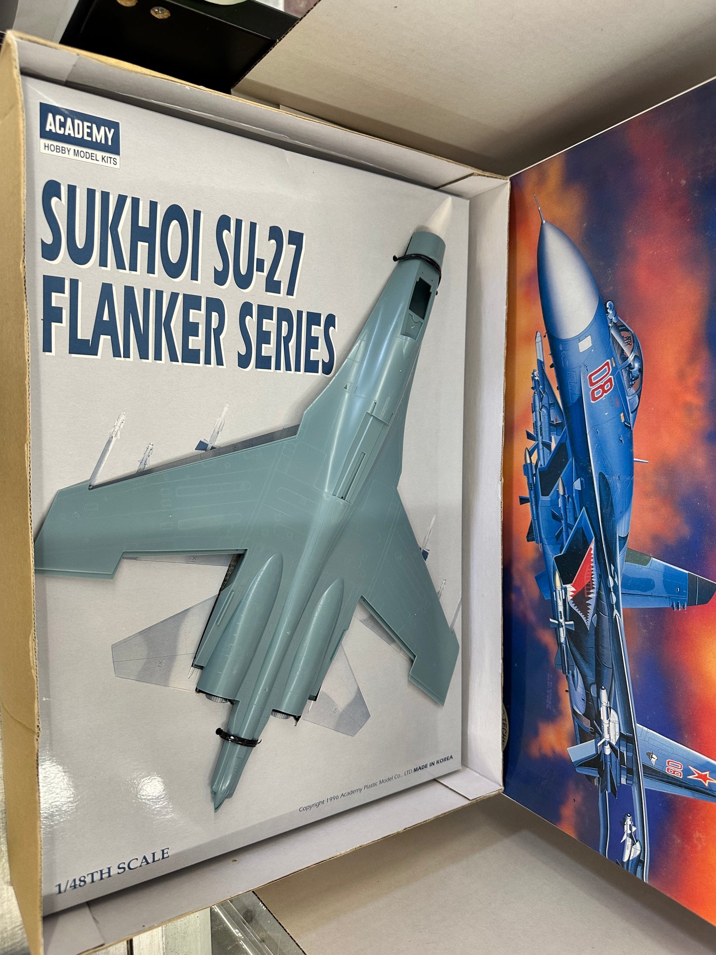 Academy 1/48 Scale Sukhoi SU-27 Flanker B - Open Box