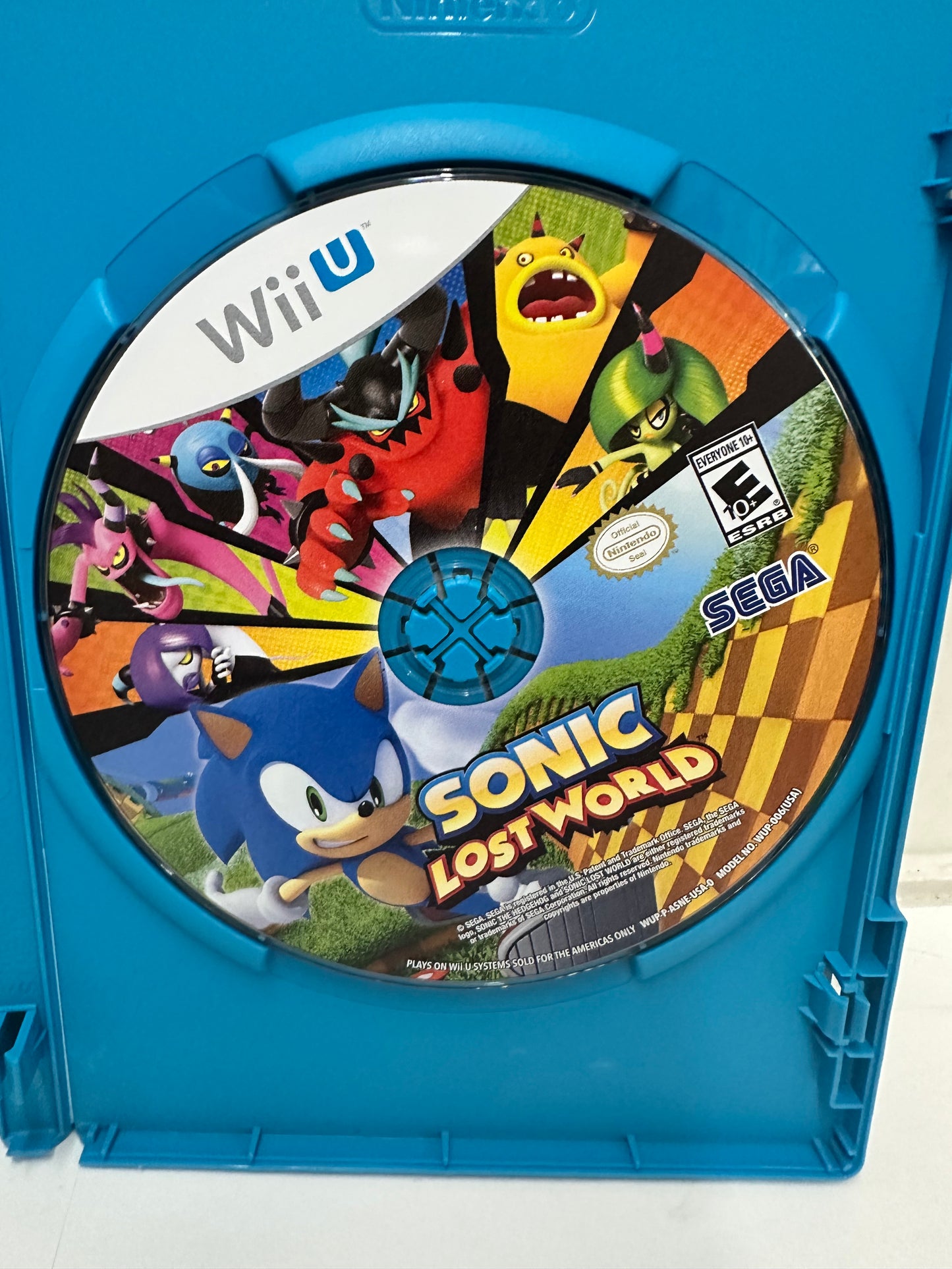 Sonic Lost World Deadly Six Bonus Edition (Nintendo Wii U, 2013) Working