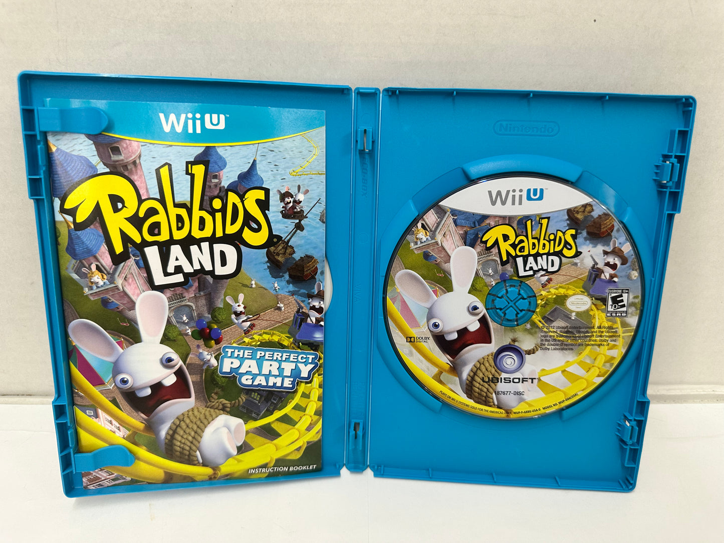 Rabbids Land (Nintendo Wii U, 2012) Complete CIB