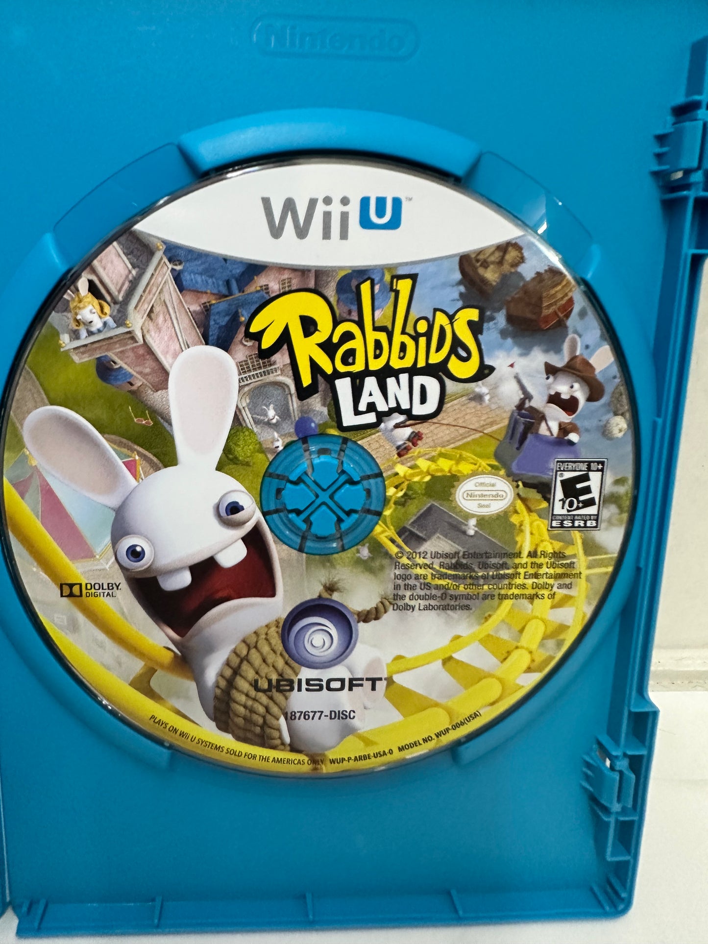 Rabbids Land (Nintendo Wii U, 2012) Complete CIB