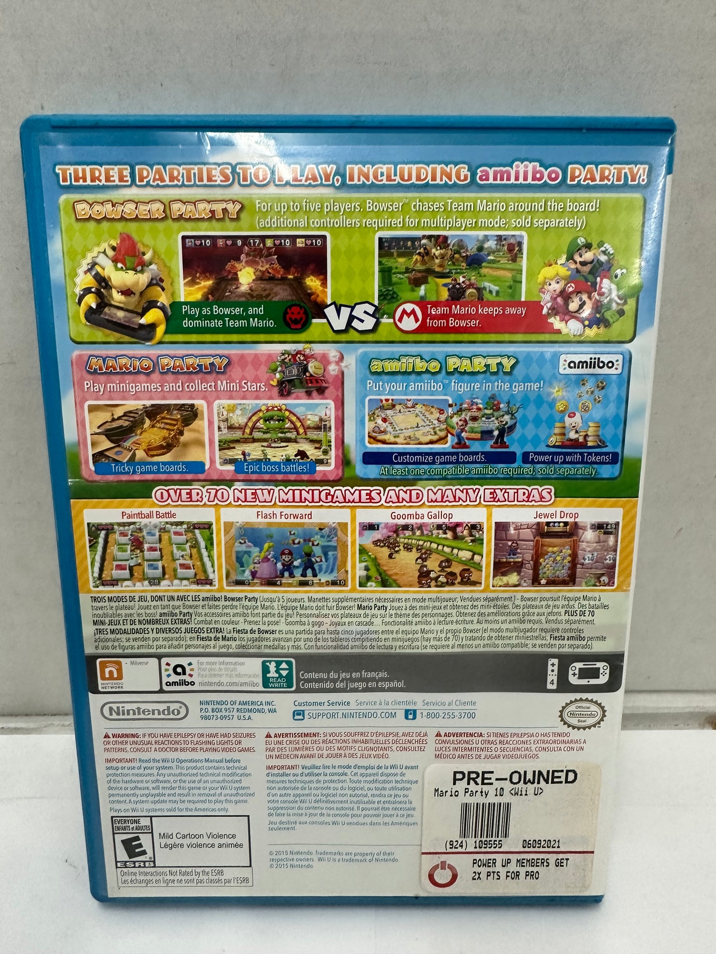 Mario Party 10 (Nintendo Wii U, 2015)