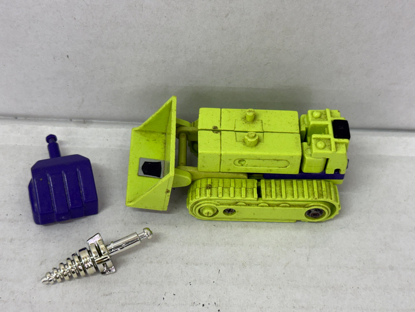 Transformers G1 Bonecrusher TAKARA 1984 AS IS Constructicon Devastator - #1