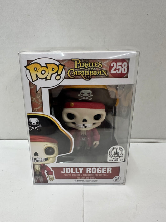 Funko Pop Jolly Roger #258 Pirates Caribbean Disney Park Exclusive Figure