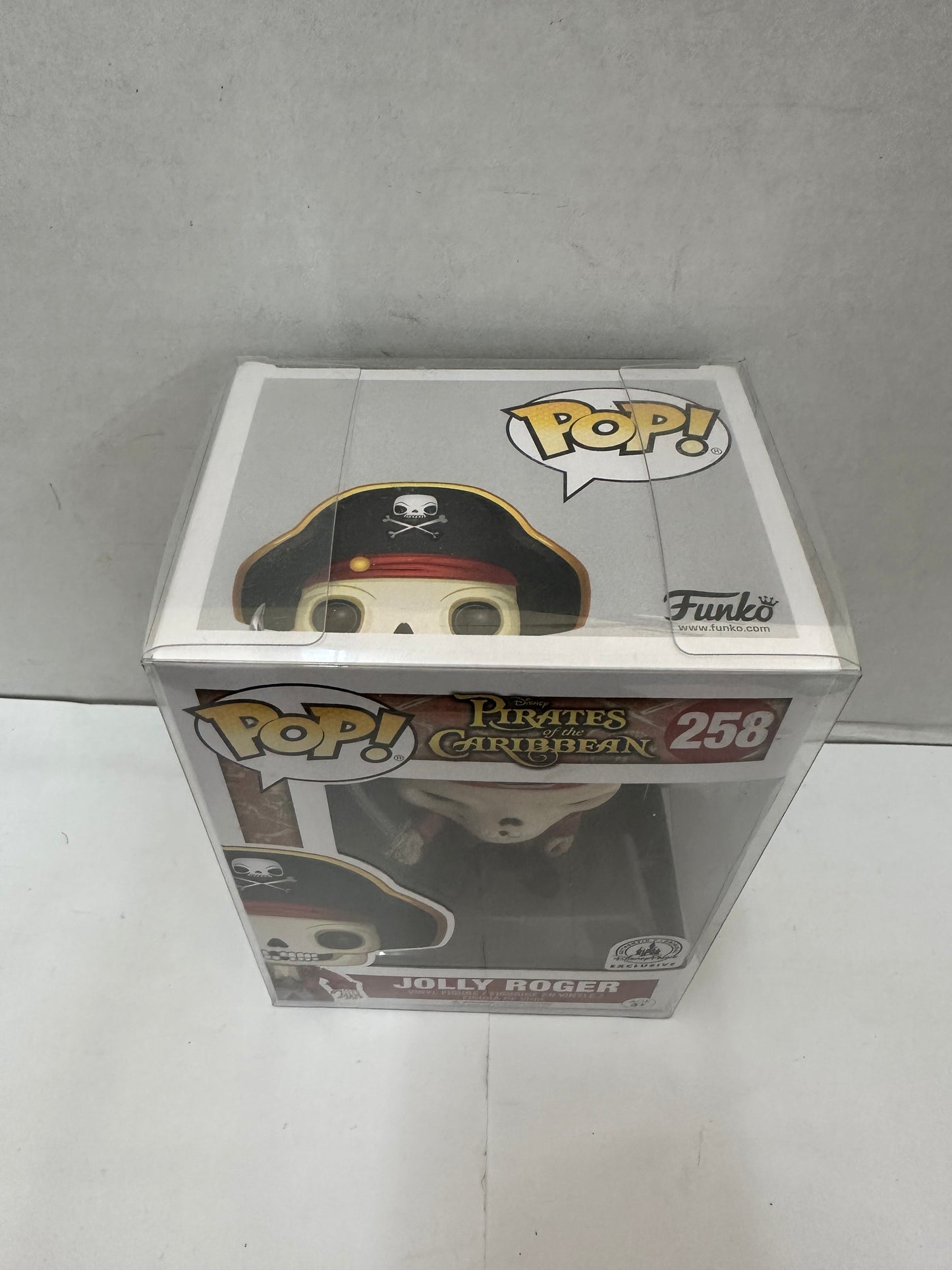 Funko Pop Jolly Roger #258 Pirates Caribbean Disney Park Exclusive Figure