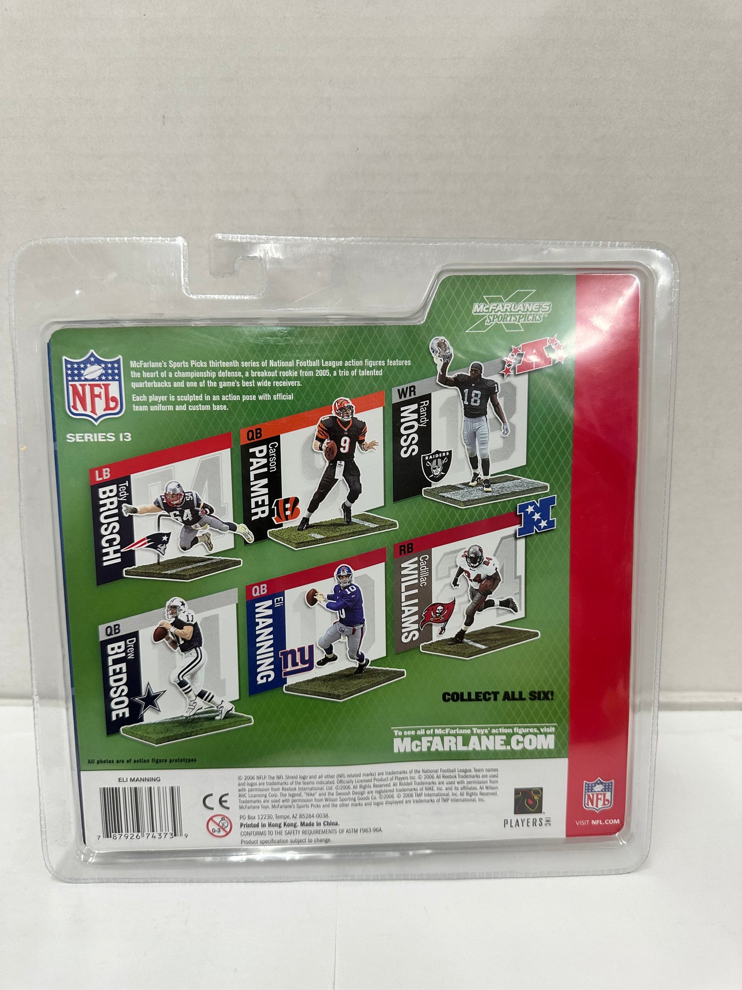 ELI Manning Series 13 2006 New York Giants #10 RED Jersey