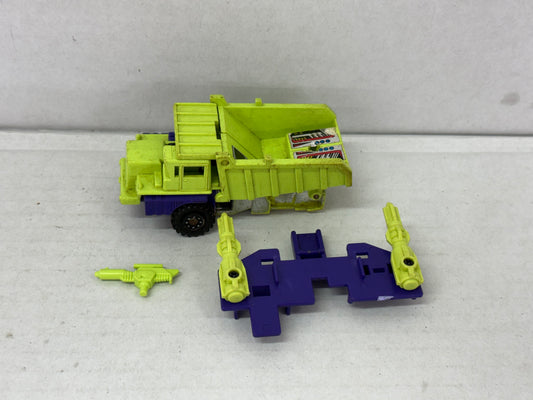 Long Haul Vintage Transformers G1 Action Figure 1985 Hasbro Devastator AS IS
