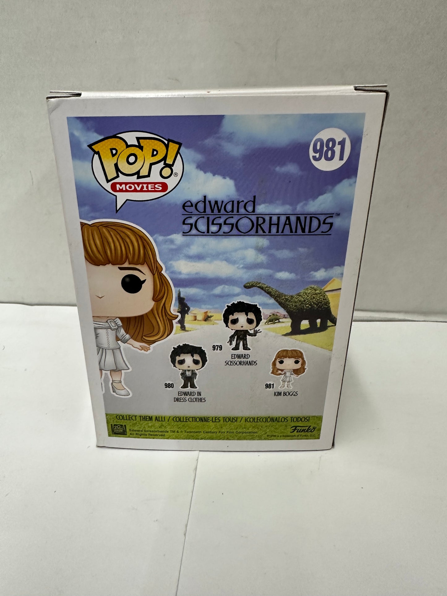 Funko Pop Edward Scissorhands Kim Boggs #981 Movies Vinyl Figure w/ Box