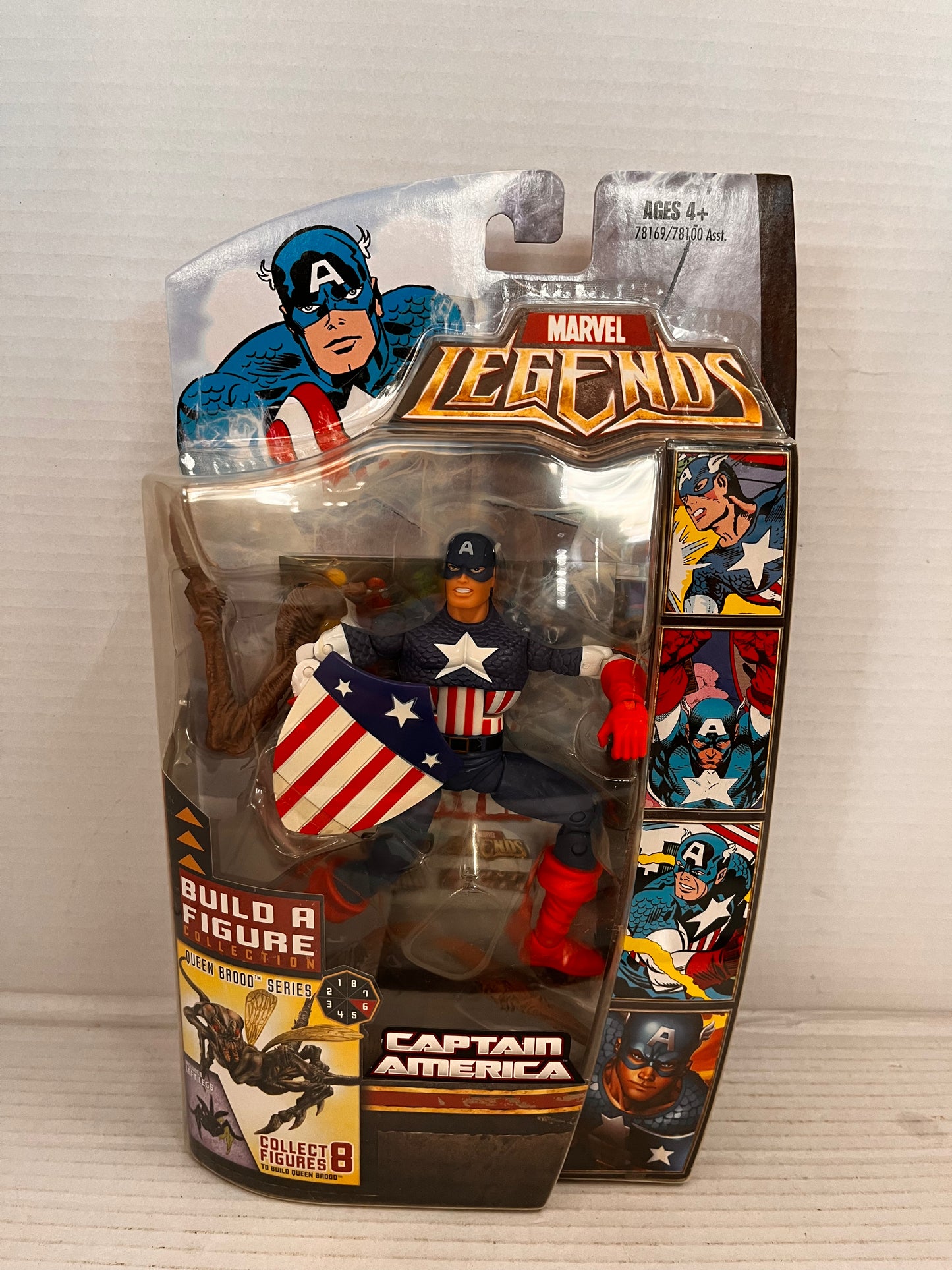 Captain America Marvel Legends Build A Figure Queen Brood Series Hasbro 2007
