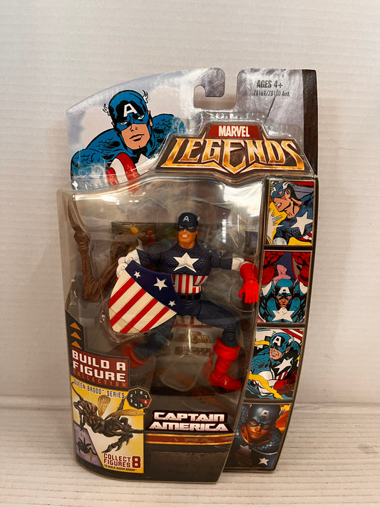 Captain America Marvel Legends Build A Figure Queen Brood Series Hasbro 2007
