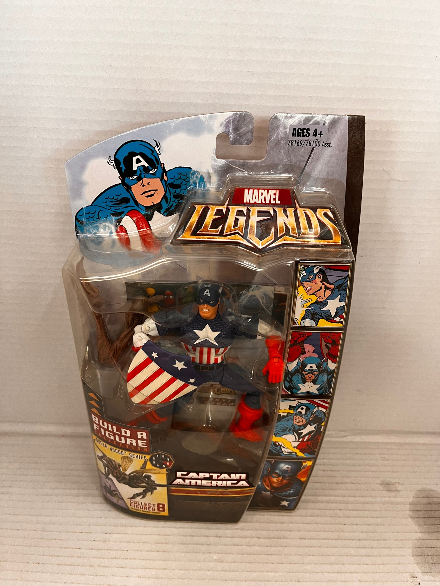 Captain America Marvel Legends Build A Figure Queen Brood Series Hasbro 2007