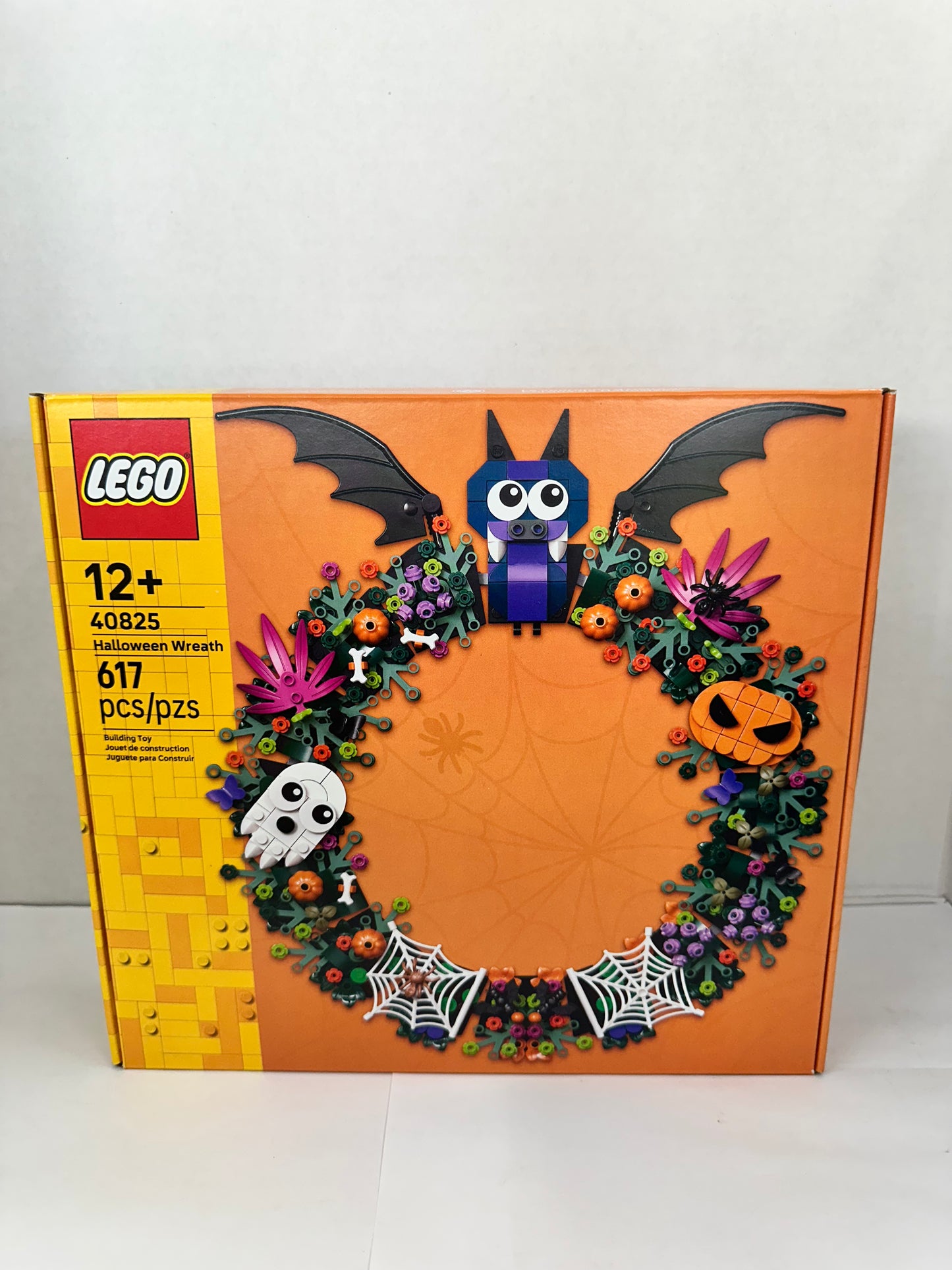 New Sealed LEGO #40825 Creator 12+ Halloween Wreath 617pcs Pumpkin Bat Ghost