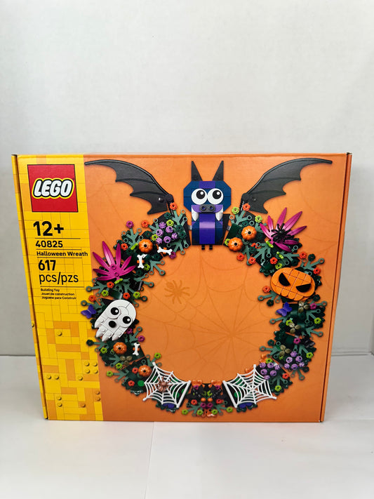 New Sealed LEGO #40825 Creator 12+ Halloween Wreath 617pcs Pumpkin Bat Ghost