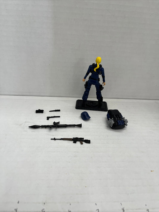 GI Joe 50th Anniversary Female Cobra Officer 3.75" Action Figure Hasbro Loose