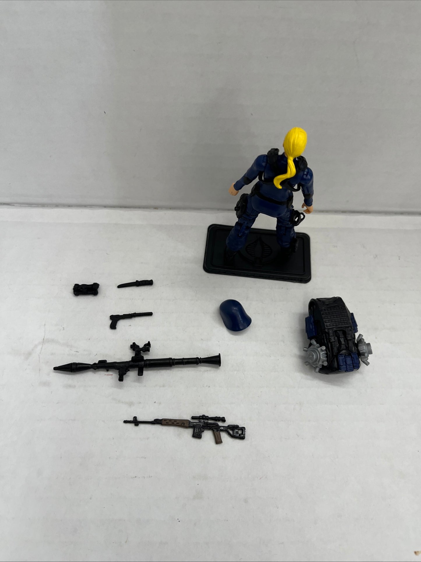 GI Joe 50th Anniversary Female Cobra Officer 3.75" Action Figure Hasbro Loose