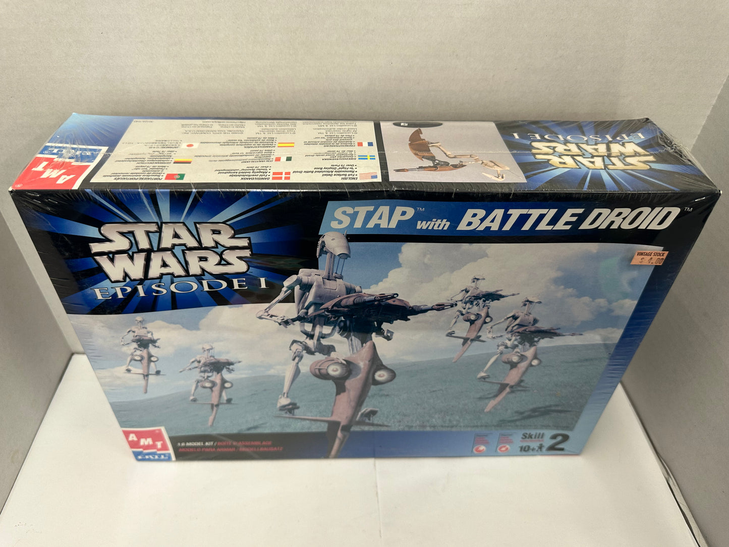 Star Wars 1999 Stap Battle Droid AMT ERTL 1/6 Scale Model Kit Sealed