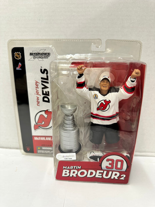 McFarlane NHL Series 9 Martin Brodeur 2 Action Figure New Jersey Devils