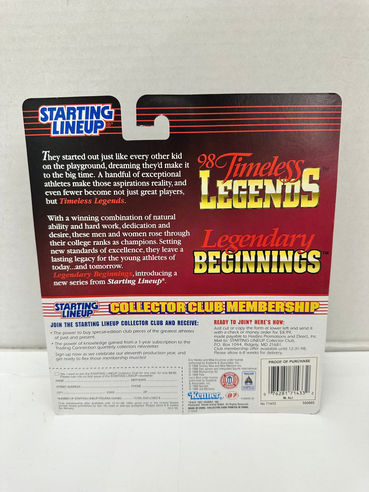 Kenner Action Figure Timeless Legends - Muhammad Ali New