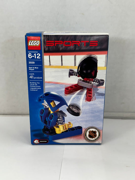 LEGO Sports NHL 3559 Red & Blue Player NEW! RARE! Hockey Slammer Puck