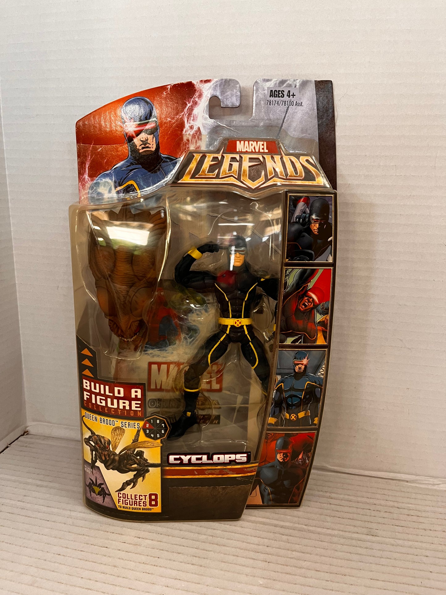 2007 Hasbro Marvel Legends CYCLOPS Action Figure, Brood Queen BAF, X-Men