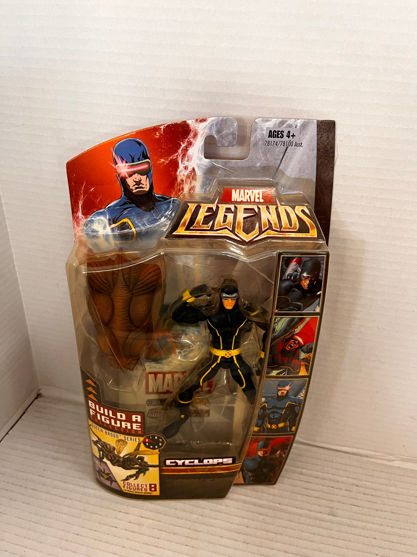 2007 Hasbro Marvel Legends CYCLOPS Action Figure, Brood Queen BAF, X-Men