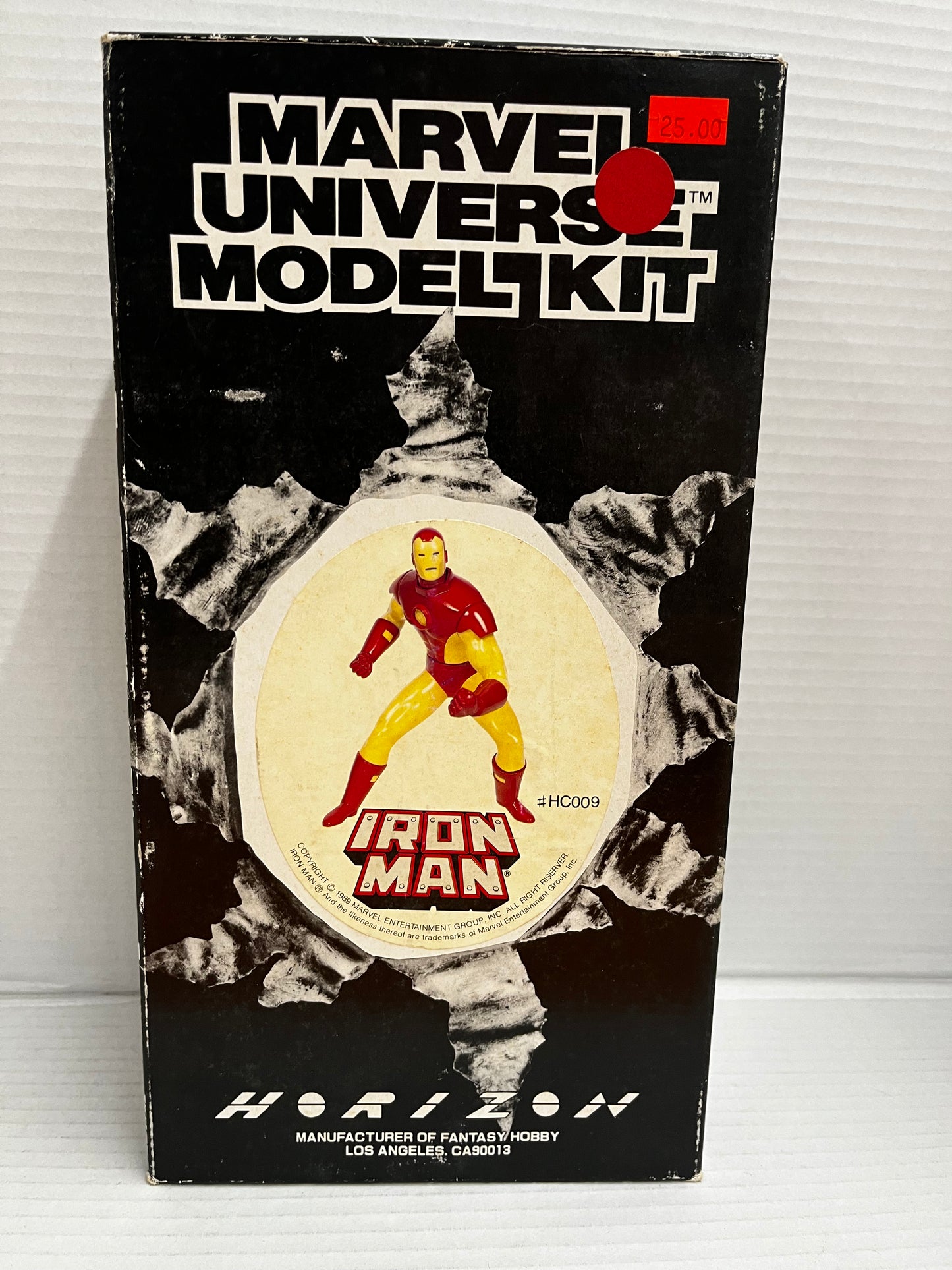 1989 Horizon IRON MAN Marvel universe Model Kit #HC009  NEW/UNUSED