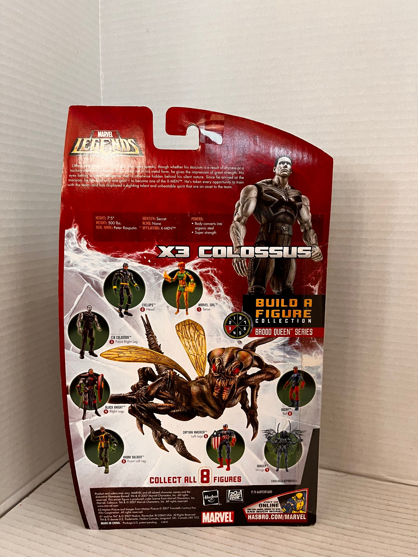 Marvel Legends X-Men Last Stand X3 Colossus Figure 2007 Queen Brood BAF Series