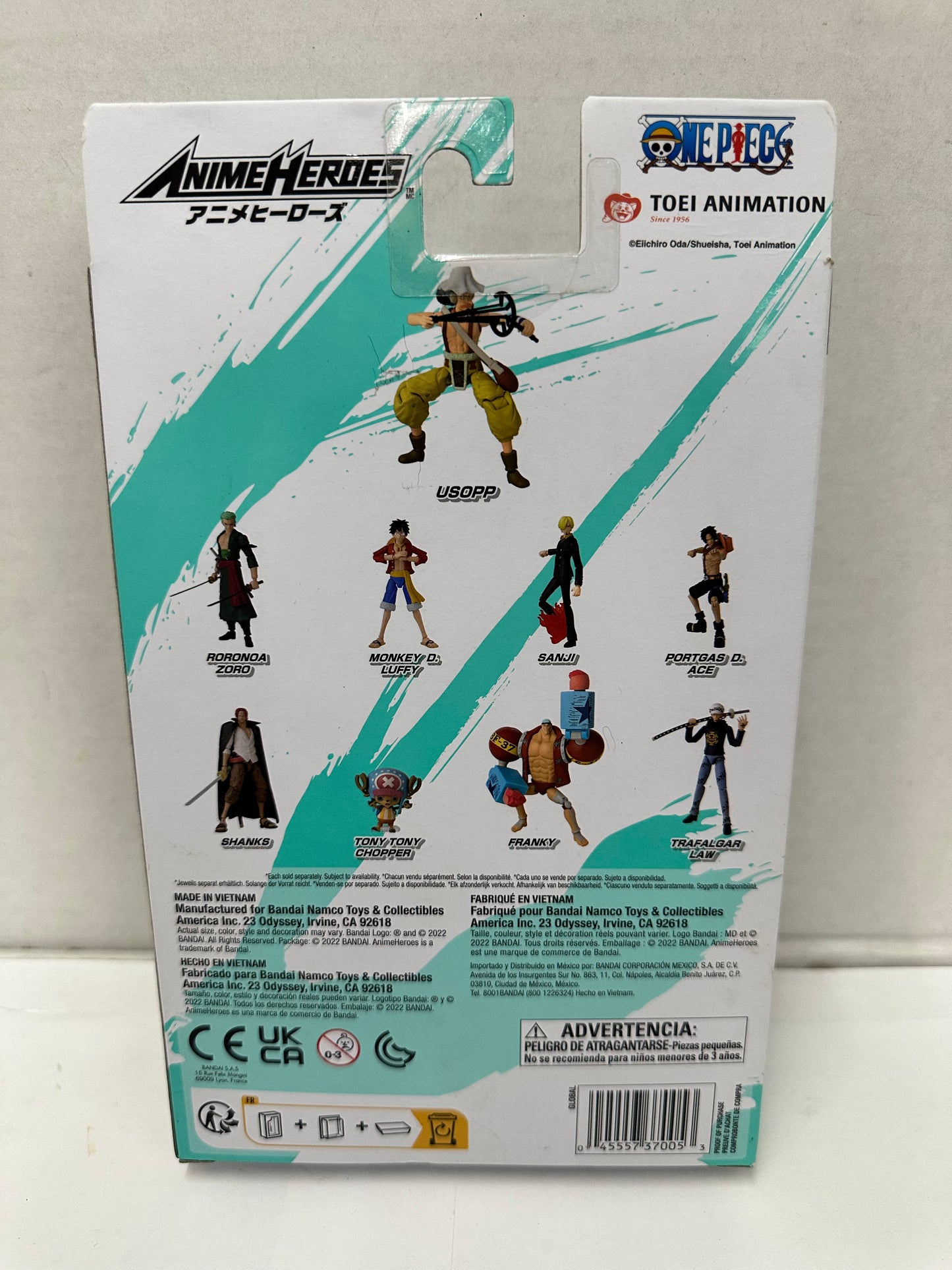 One Piece Usopp Anime Heroes 6.5" Action Figure