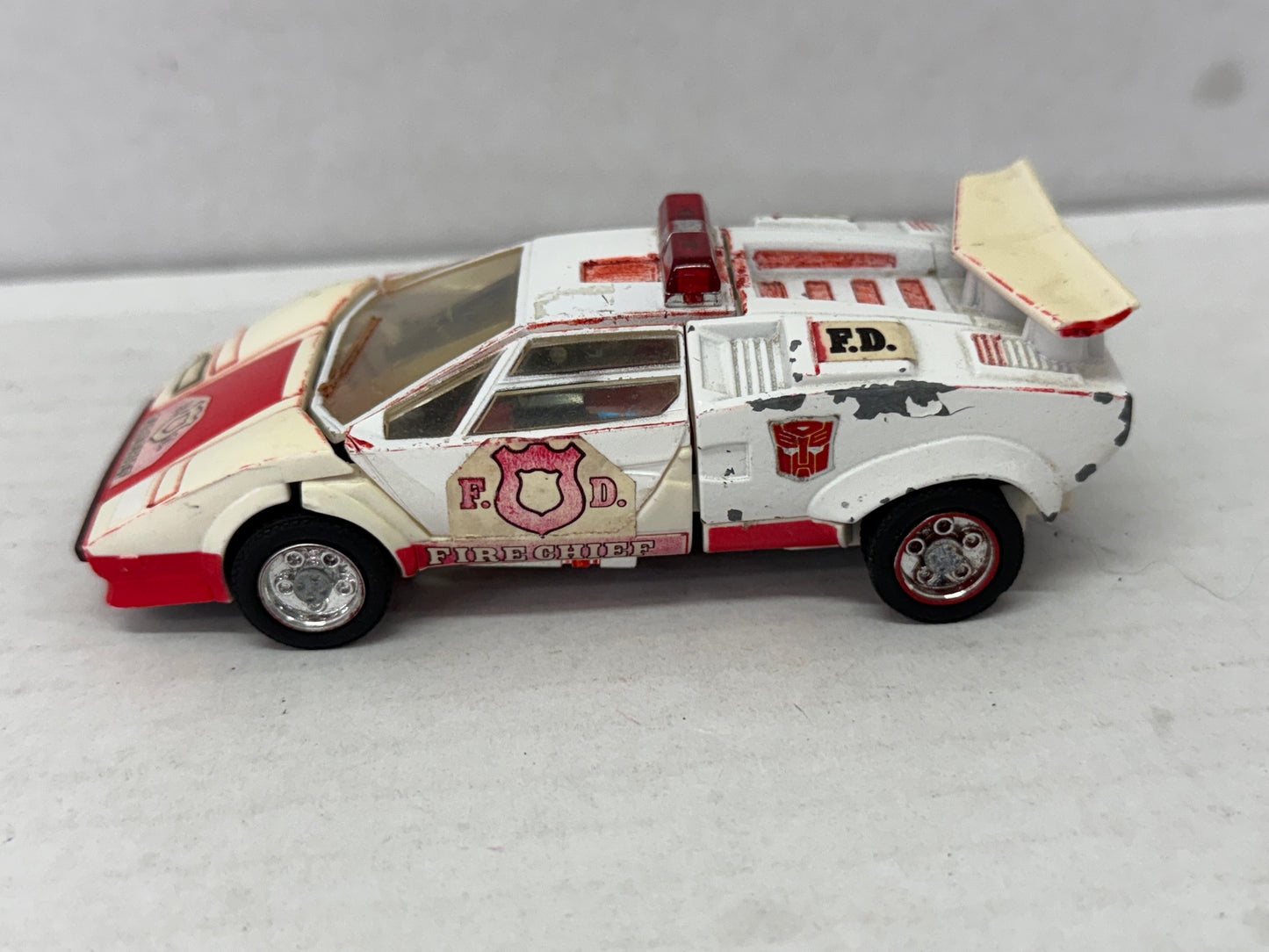 Transformers G1 Red Alert Vintage 80-82 Generations One As Is