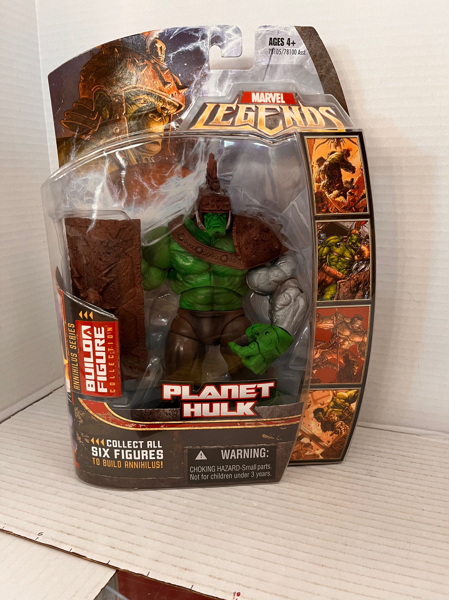 MARVEL LEGENDS PLANET HULK SILVER ARM VARIANT FIGURE ANNIHILUS BAF