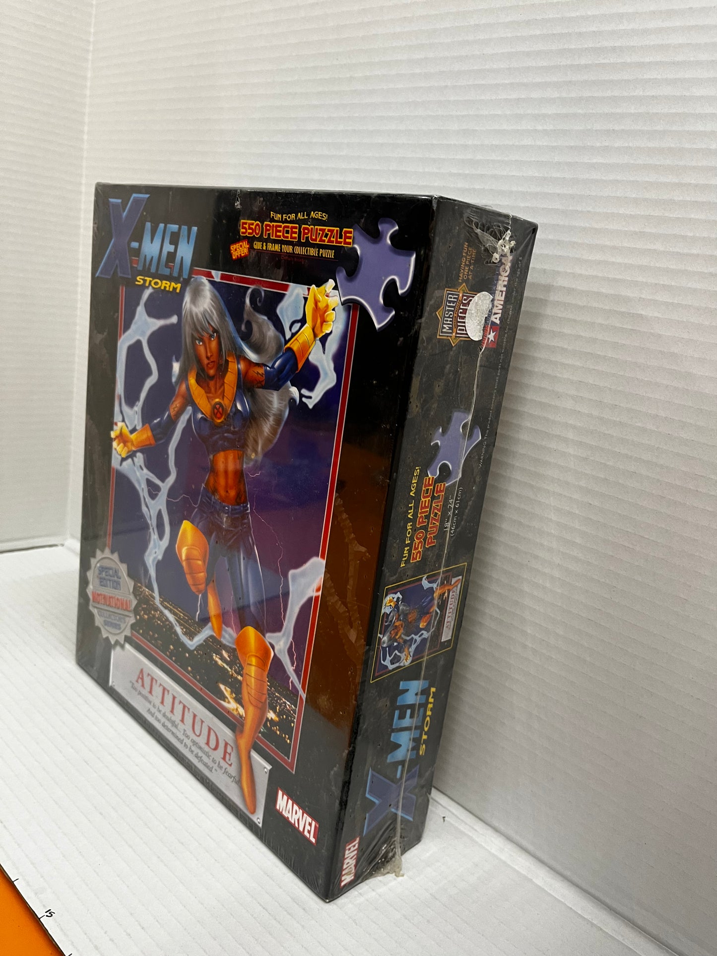 Marvel X-Men Storm Puzzle Collector's Series 550 Pc Puzzle Sealed Motivational