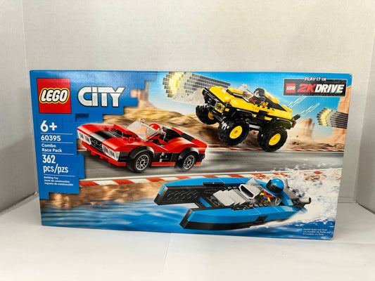 Lego City 60395 Combo Race Pack 362 pieces New in Unopened Box