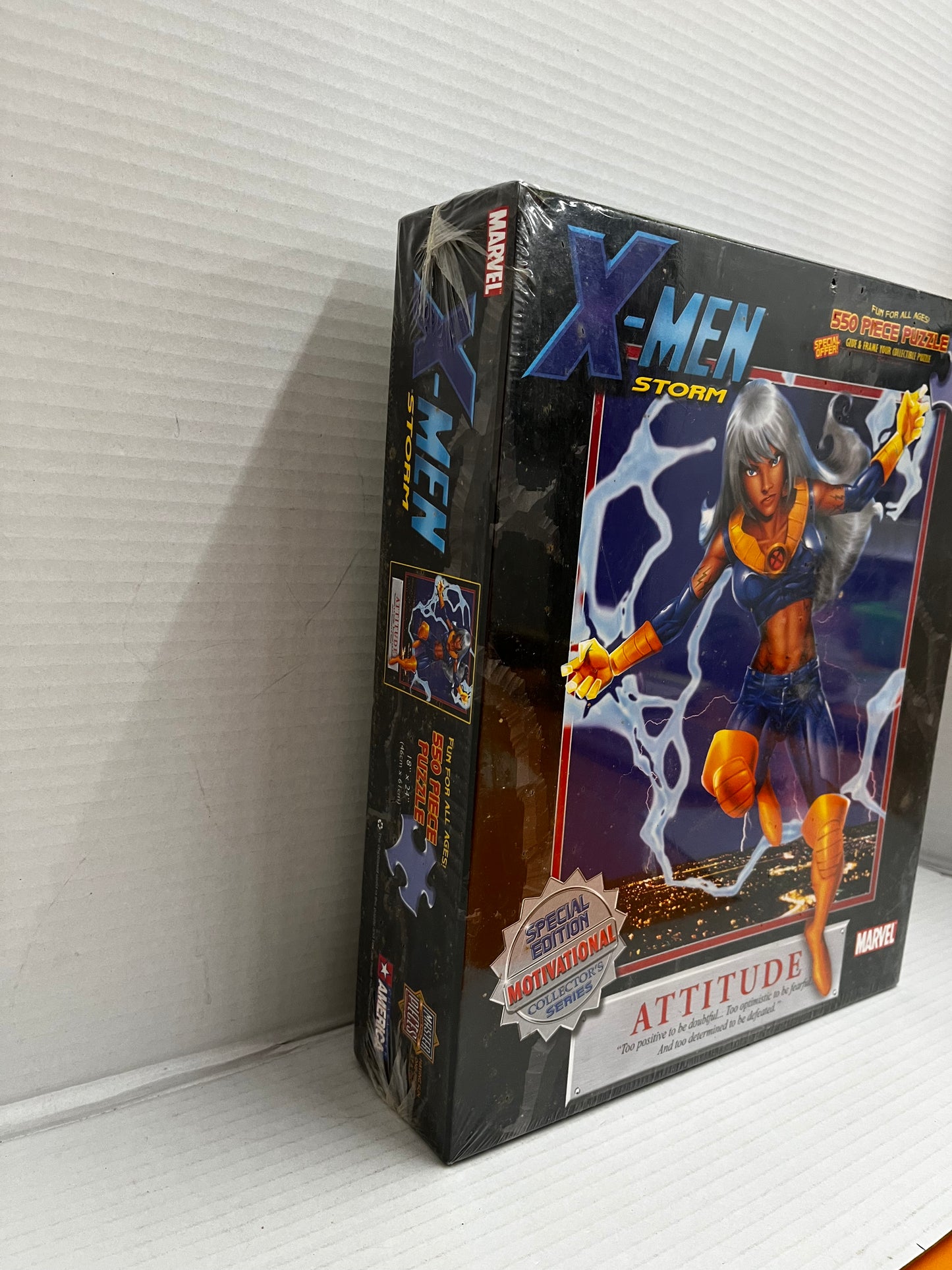 Marvel X-Men Storm Puzzle Collector's Series 550 Pc Puzzle Sealed Motivational