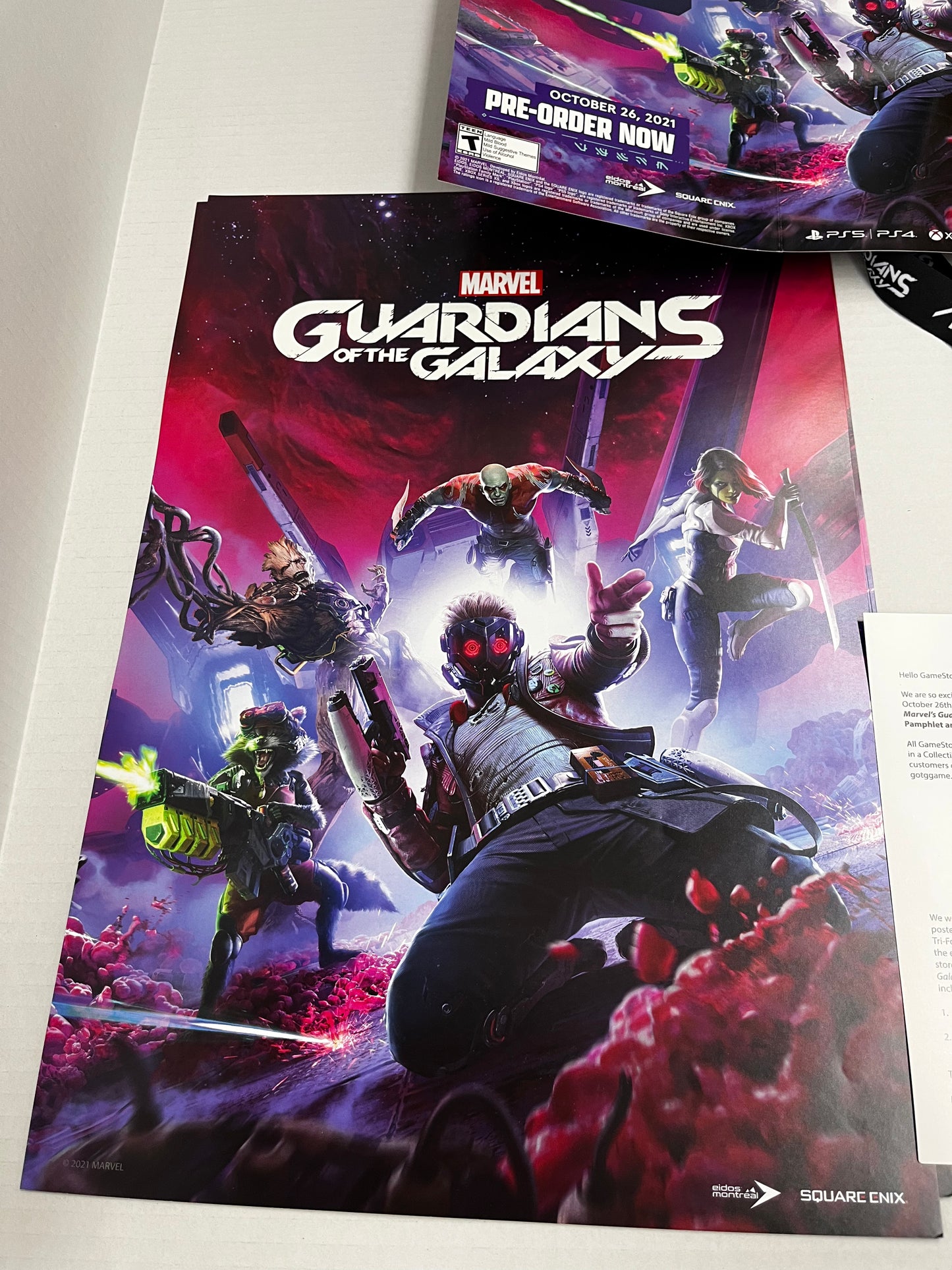 Marvel Guardians Of The Galaxy GameStop Exclusive Collectible Box