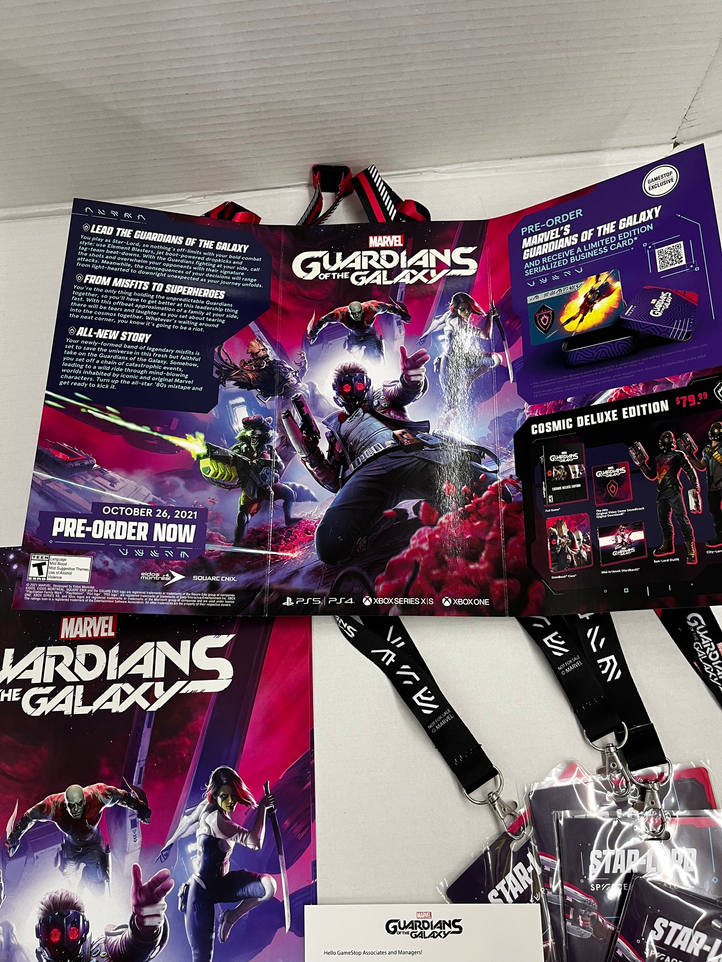 Marvel Guardians Of The Galaxy GameStop Exclusive Collectible Box