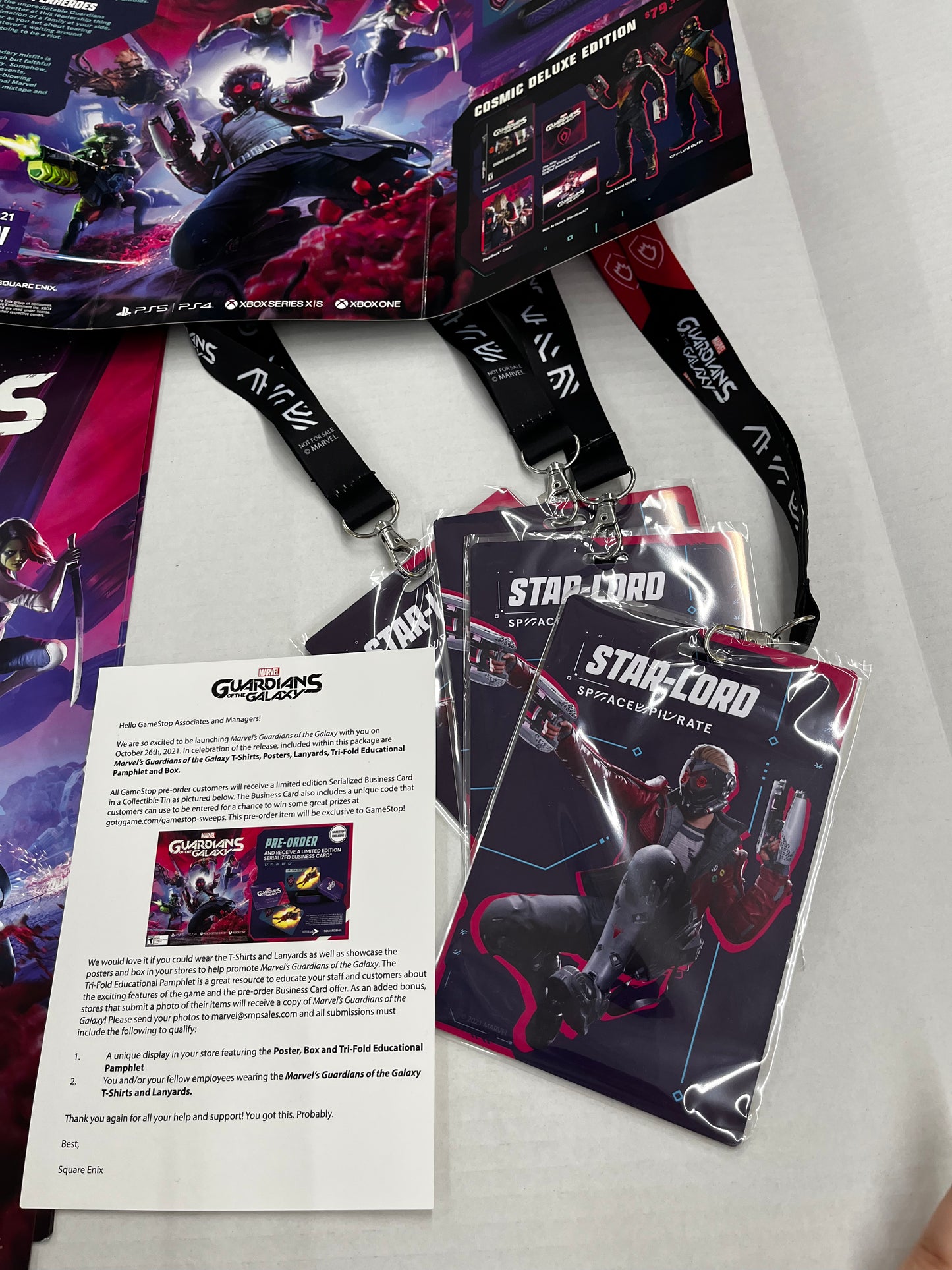 Marvel Guardians Of The Galaxy GameStop Exclusive Collectible Box
