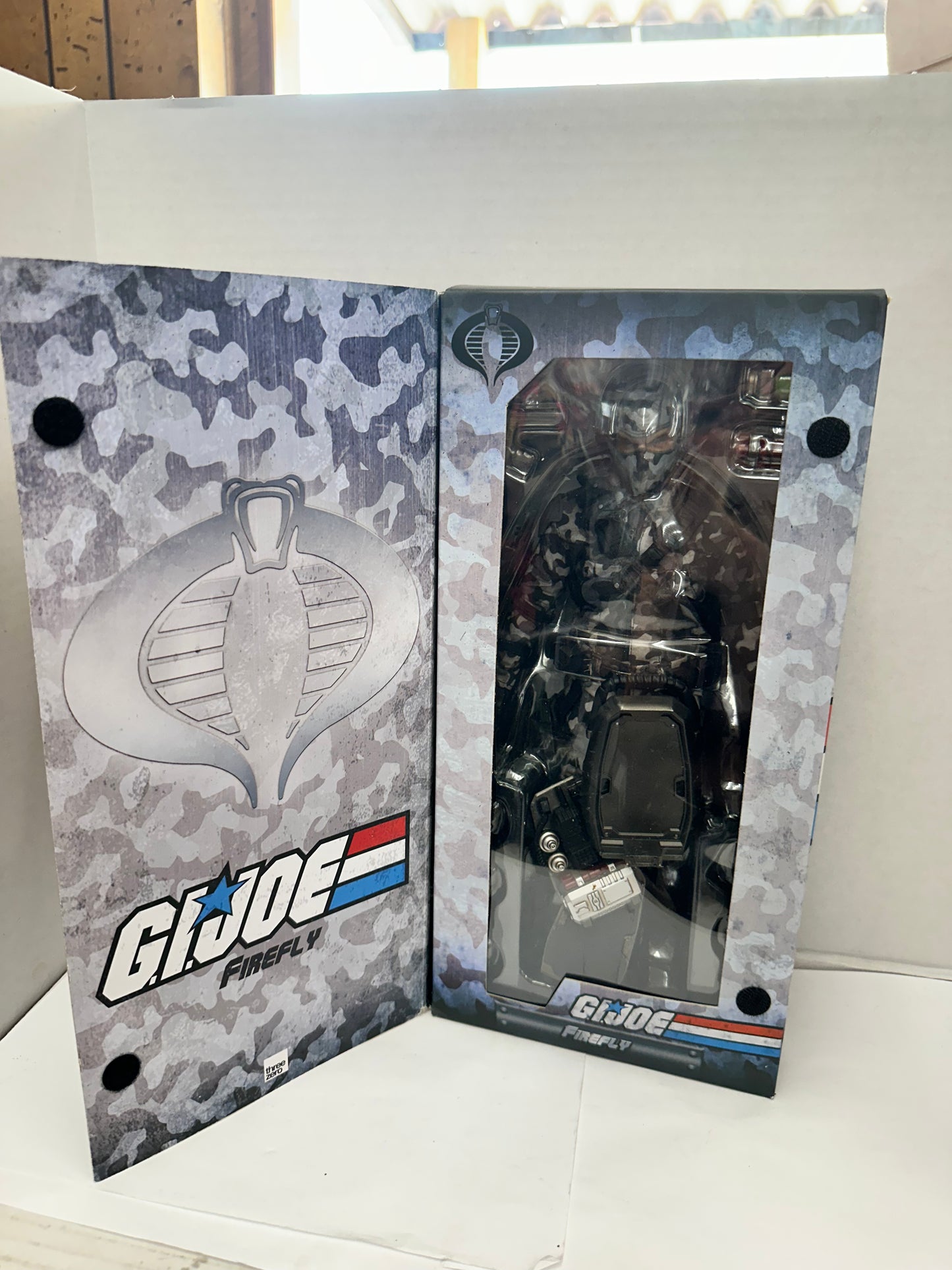 ThreeZero GI Joe FIREFLY 1:6 Scale Collectible Figure Hasbro Open Box